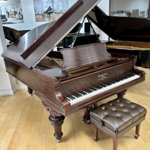 Extremely Rare 1904 Tiger Mahogany Steinway Model B - Fully Rebuilt